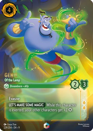 Image of Genie - Of the Lamp (Enchanted) (229/204) - Fabled Holofoil