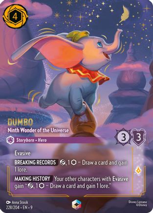 Image of Dumbo - Ninth Wonder of the Universe (Enchanted) (228/204) - Fabled Holofoil