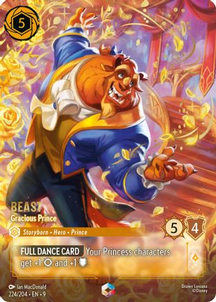 Image of Beast - Gracious Prince (Enchanted) (224/204) - Fabled Holofoil