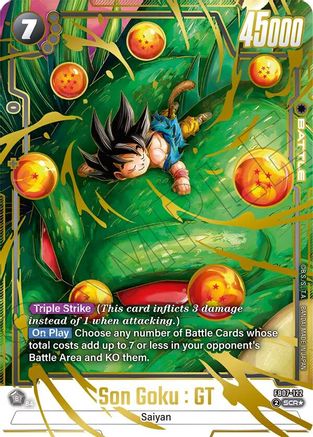 Image of Son Goku : GT - FB07-122 (Alternate Art) (FB07-122) - Wish For Shenron Holofoil