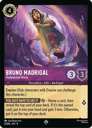 Image of Bruno Madrigal - Undetected Uncle (0/204) - Fabled