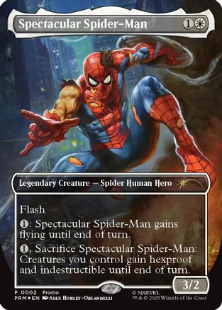 Image of Spectacular Spider-Man (Borderless) (MEDIA-002) - Media Promos Foil