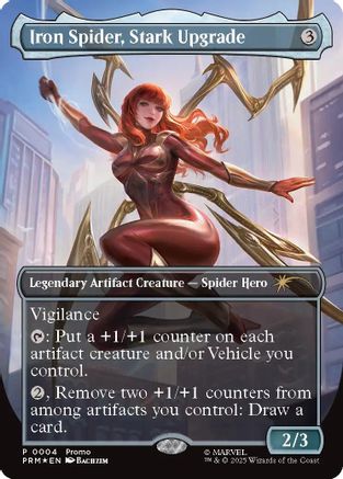 Image of Iron Spider, Stark Upgrade (Borderless) (MEDIA-004) - Media Promos Foil
