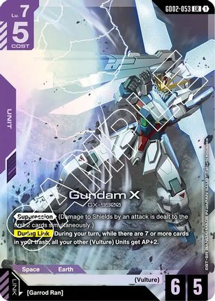 Image of Gundam X (GD02-053) (GD02-053) - Dual Impact Holofoil