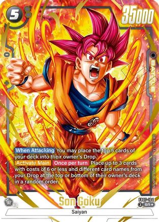 Image of Son Goku - FB07-104 (Alternate Art) (FB07-104) - Wish For Shenron Holofoil
