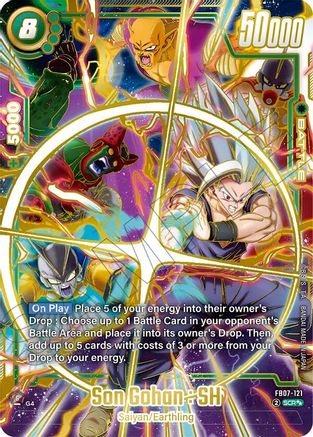 Image of Son Gohan : SH - FB07-121 (Super Alternate Art) (FB07-121) - Wish For Shenron Holofoil