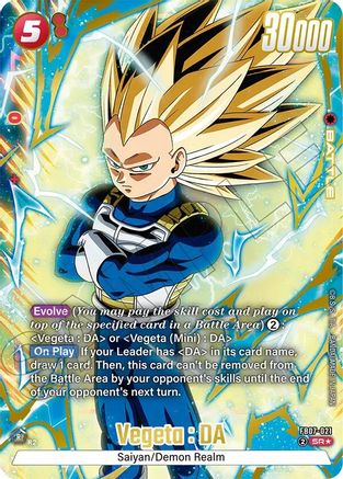 Image of Vegeta : DA - FB07-021 (Alternate Art) (FB07-021) - Wish For Shenron Holofoil