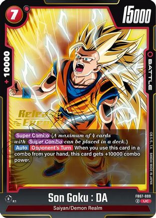 Image of Son Goku : DA - FB07-009 (FB07-009) - Wish For Shenron Release Event Cards