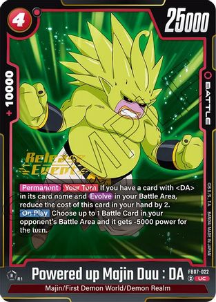 Image of Powered up Majin Duu : DA (FB07-022) - Wish For Shenron Release Event Cards
