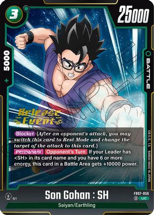 Image of Son Gohan : SH - FB07-056 (FB07-056) - Wish For Shenron Release Event Cards