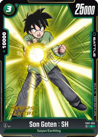 Image of Son Goten : SH (FB07-059) - Wish For Shenron Release Event Cards