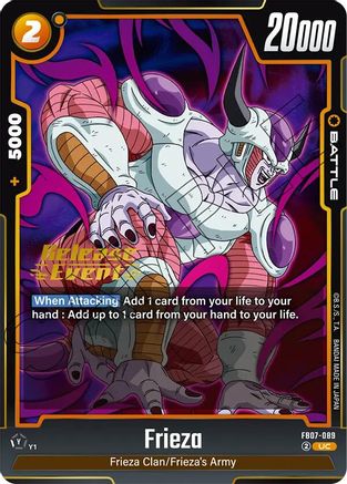 Image of Frieza - FB07-089 (FB07-089) - Wish For Shenron Release Event Cards