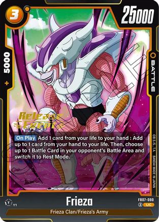 Image of Frieza - FB07-090 (FB07-090) - Wish For Shenron Release Event Cards