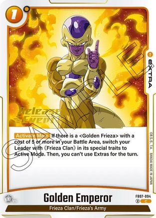 Image of Golden Emperor (FB07-094) - Wish For Shenron Release Event Cards