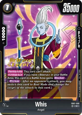 Image of Whis (FB07-098) - Wish For Shenron Release Event Cards