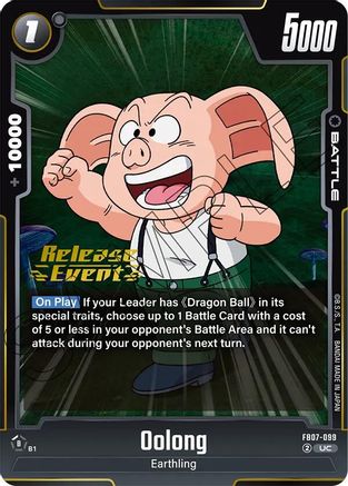 Image of Oolong (FB07-099) - Wish For Shenron Release Event Cards