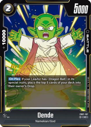 Image of Dende (FB07-107) - Wish For Shenron Release Event Cards