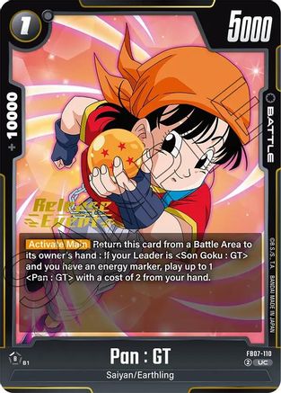 Image of Pan : GT (FB07-110) - Wish For Shenron Release Event Cards
