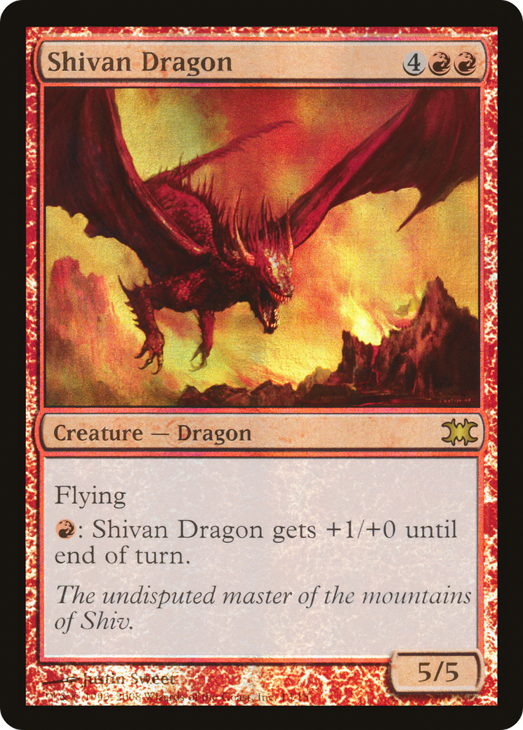 Image of Shivan Dragon (DRB-013) - From the Vault: Dragons Foil