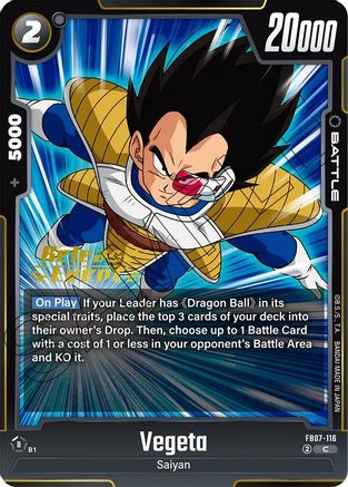 Image of Vegeta (FB07-116) - Wish For Shenron Release Event Cards