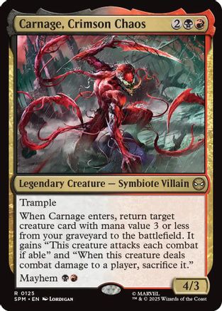 Image of Carnage, Crimson Chaos (SPM-125) - Marvel's Spider-Man