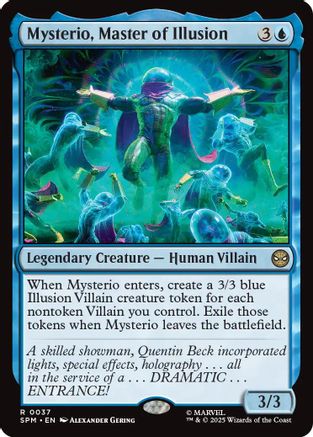 Image of Mysterio, Master of Illusion (SPM-037) - Marvel's Spider-Man Foil