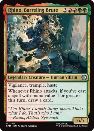 Image of Rhino, Barreling Brute (SPM-140) - Marvel's Spider-Man