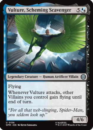 Image of Vulture, Scheming Scavenger (SPM-158) - Marvel's Spider-Man Foil