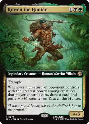 Image of Kraven the Hunter (Extended Art) (SPM-273) - Marvel's Spider-Man Foil