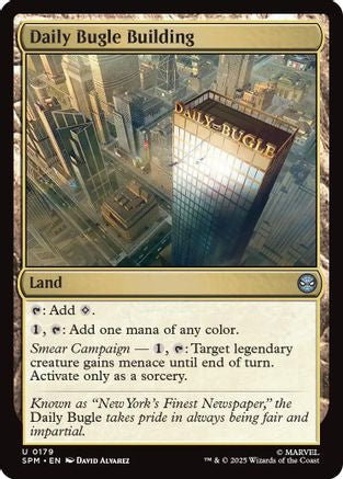 Image of Daily Bugle Building (SPM-179) - Marvel's Spider-Man Foil