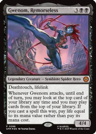 Image of Gwenom, Remorseless (UMP-286) - Unique and Miscellaneous Promos Foil