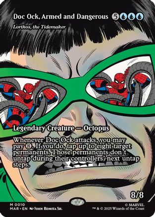 Image of Doc Ock, Armed and Dangerous - Lorthos, the Tidemaker (Borderless) (MAR-010) - Marvel Eternal-Legal