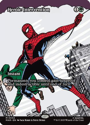 Image of Heroic Intervention (Borderless) (MAR-034) - Marvel Eternal-Legal