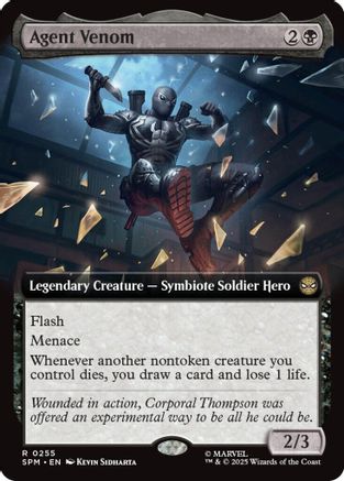 Image of Agent Venom (Extended Art) (SPM-255) - Marvel's Spider-Man Foil