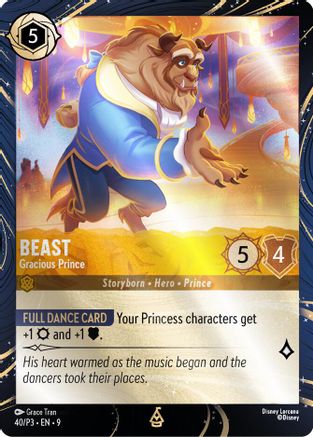 Image of Beast - Gracious Prince (40) - Disney Lorcana Promo Cards Holofoil