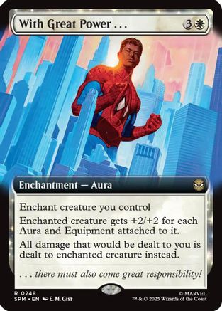 Image of With Great Power... (Extended Art) (SPM-248) - Marvel's Spider-Man