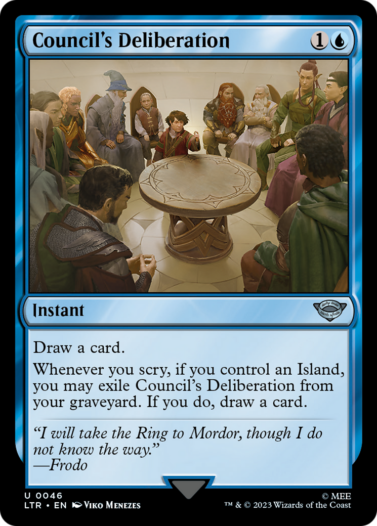 Image of Council's Deliberation (LTR-046) - The Lord of the Rings: Tales of Middle-earth
