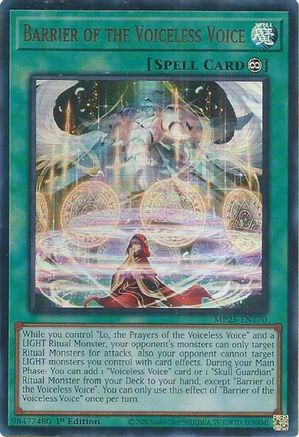 Image of Barrier of the Voiceless Voice (MP25-EN170) - 2025 Mega-Pack 1st Edition