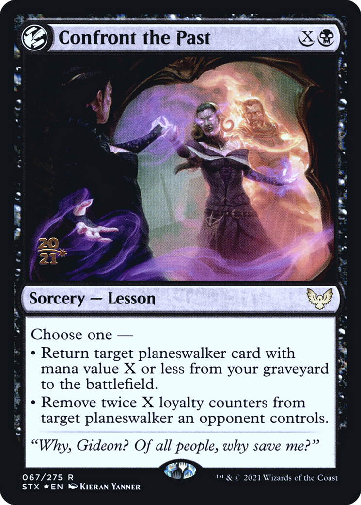 Image of Confront the Past (PRE-067) - Strixhaven: School of Mages Promos: (lesson) Foil