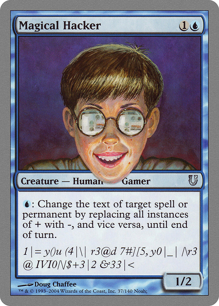 Image of Magical Hacker (UNH-037) - Unhinged Foil