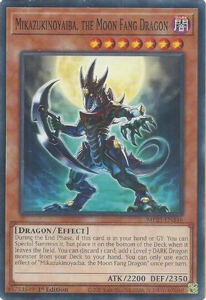Image of Mikazukinoyaiba, the Moon Fang Dragon (MP25-EN346) - 2025 Mega-Pack 1st Edition