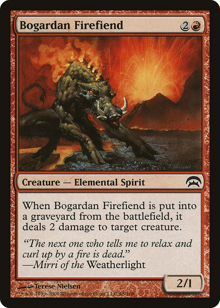 Image of Bogardan Firefiend (HOP-048) - Planechase
