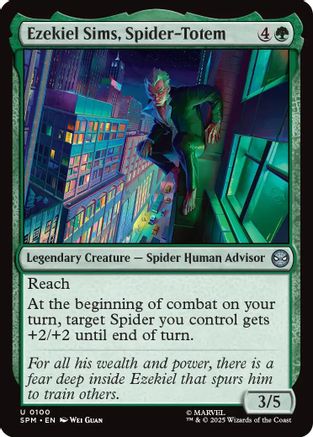 Image of Ezekiel Sims, Spider-Totem (SPM-100) - Marvel's Spider-Man Foil