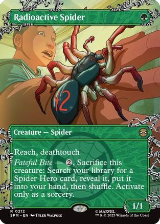 Image of Radioactive Spider (Borderless) (SPM-212) - Marvel's Spider-Man