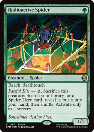 Image of Radioactive Spider (UMP-285) - Unique and Miscellaneous Promos Foil
