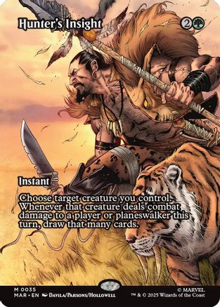 Image of Hunter's Insight (Borderless) (MAR-035) - Marvel Eternal-Legal