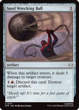 Image of Steel Wrecking Ball (SPM-177) - Marvel's Spider-Man Foil