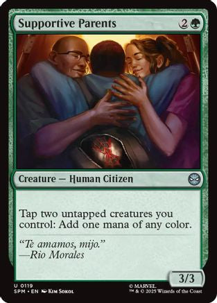 Image of Supportive Parents (SPM-119) - Marvel's Spider-Man Foil