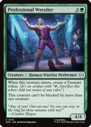 Image of Professional Wrestler (SPM-110) - Marvel's Spider-Man Foil