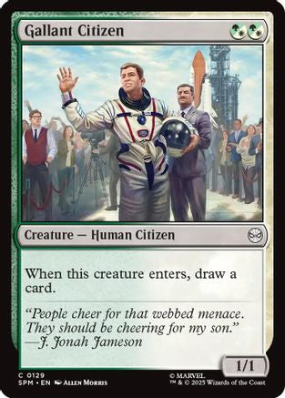 Image of Gallant Citizen (SPM-129) - Marvel's Spider-Man Foil